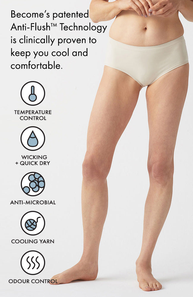 Anti-Flush Menopause Underwear